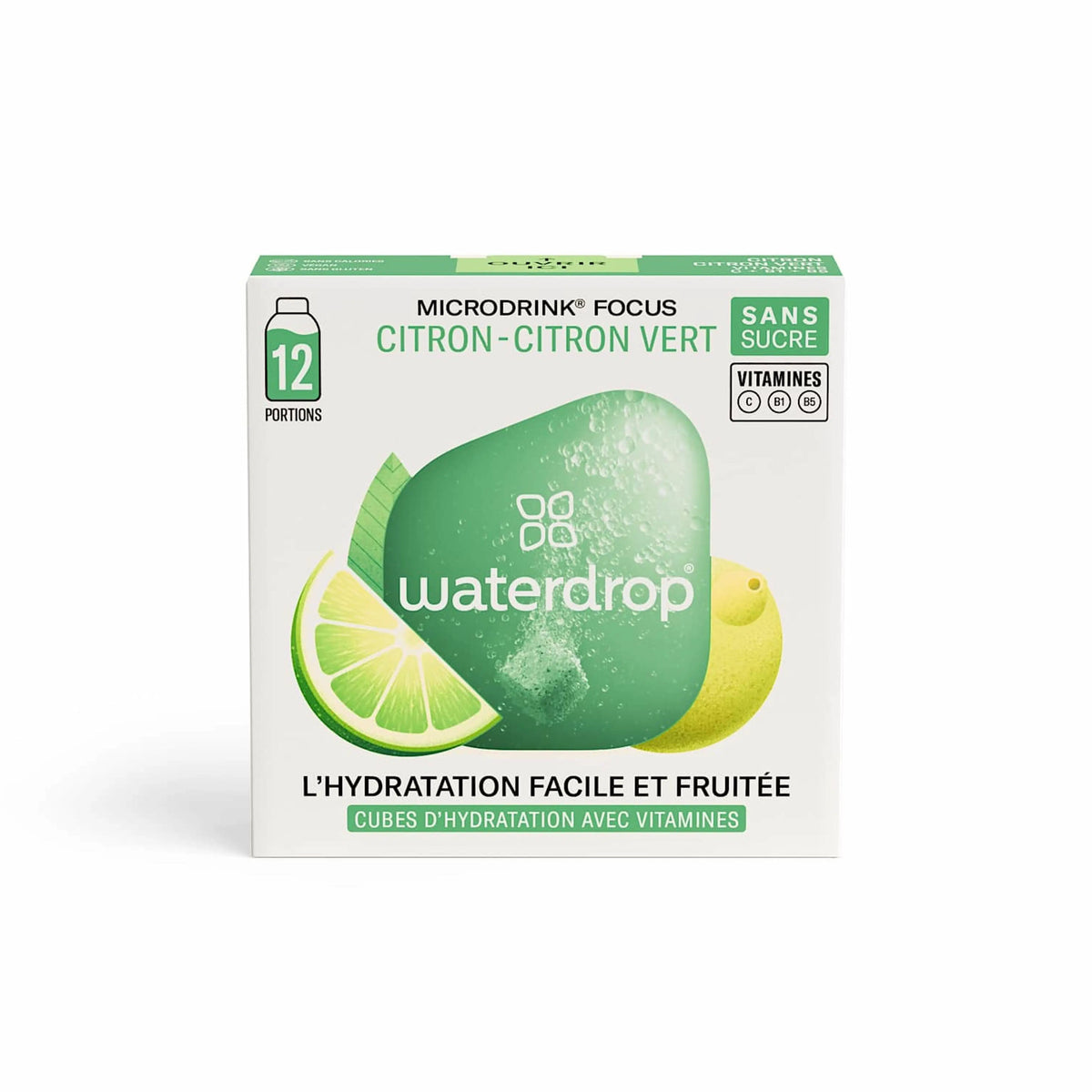 WATERDROP - Microdrink FOCUS - CITRON/CITRON VERT