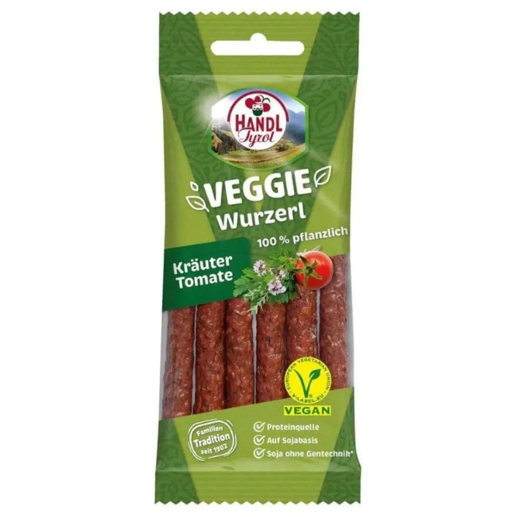 Mini Bâtons de Saucisses Sèches Végétales Tomates & Herbes