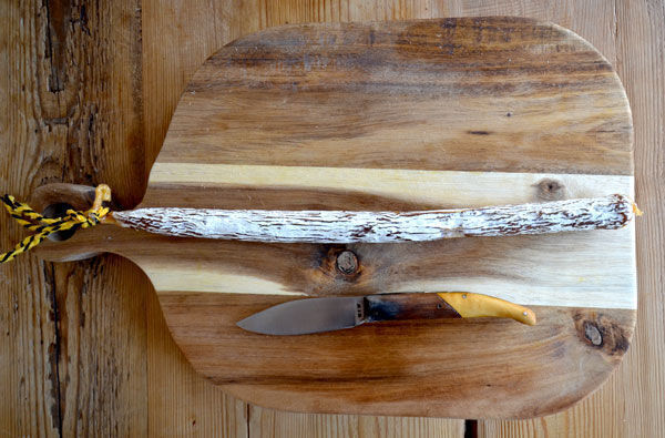Saucisson dinde & canard aux Noisettes (fuet)