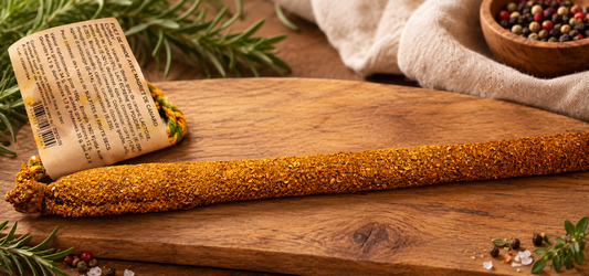 Saucisson dinde & canard au curry (fuet)