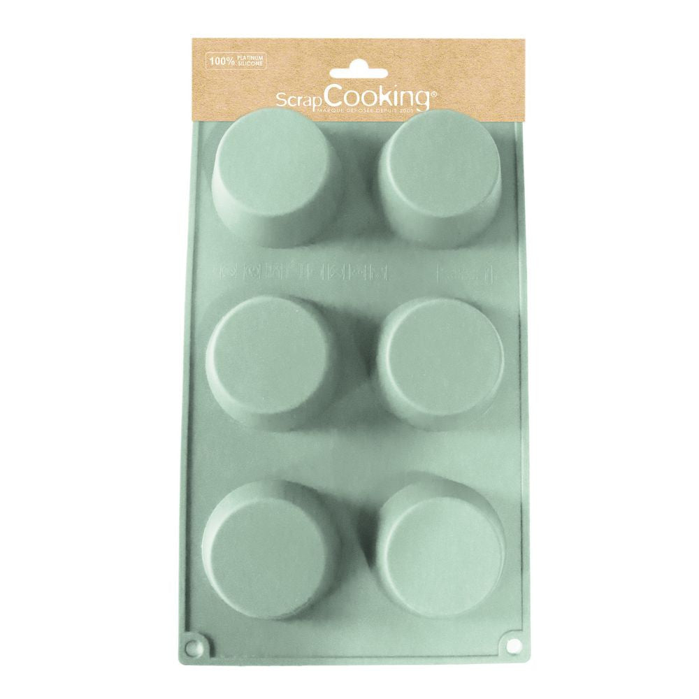 Moule à gâteaux silicone 6 muffins