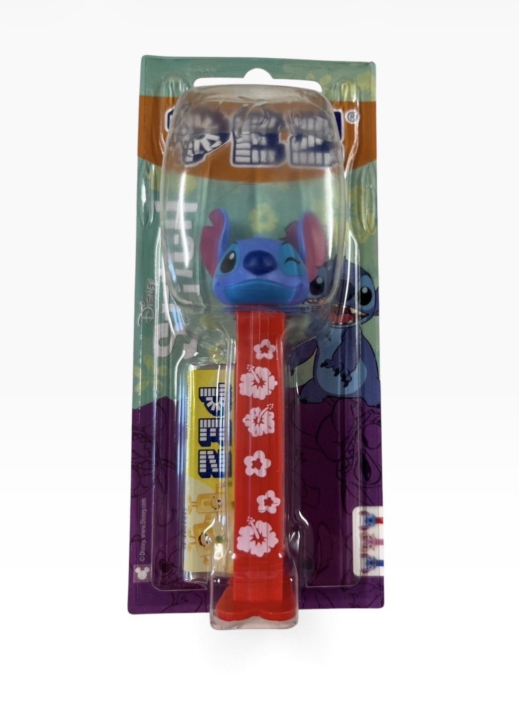 PEZ  Stitch : 1 distributeur + 1 recharge goût fruit