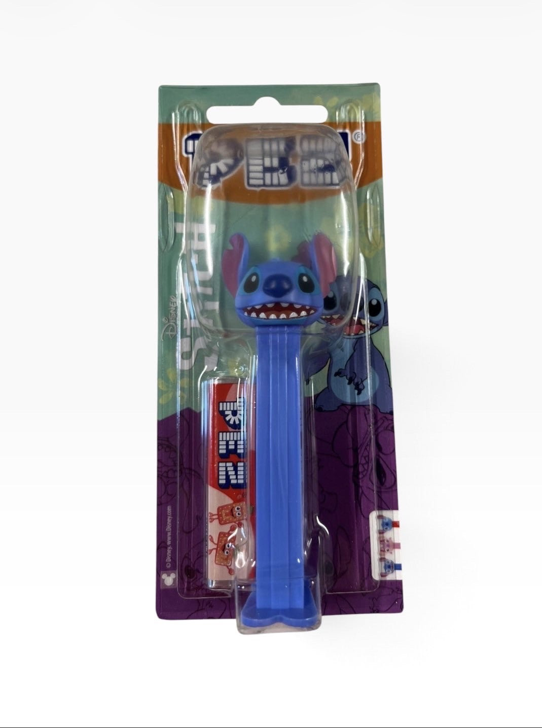 PEZ  Stitch : 1 distributeur + 1 recharge goût fruit