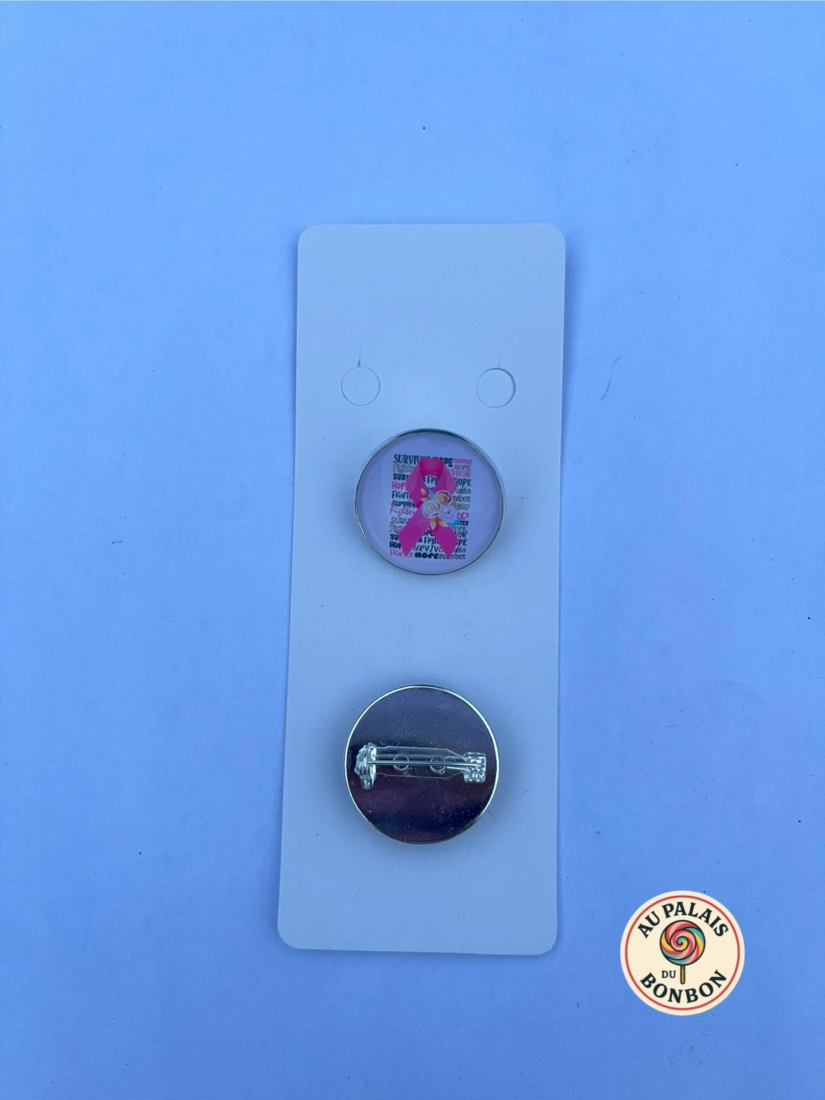 Broches Octobre Rose