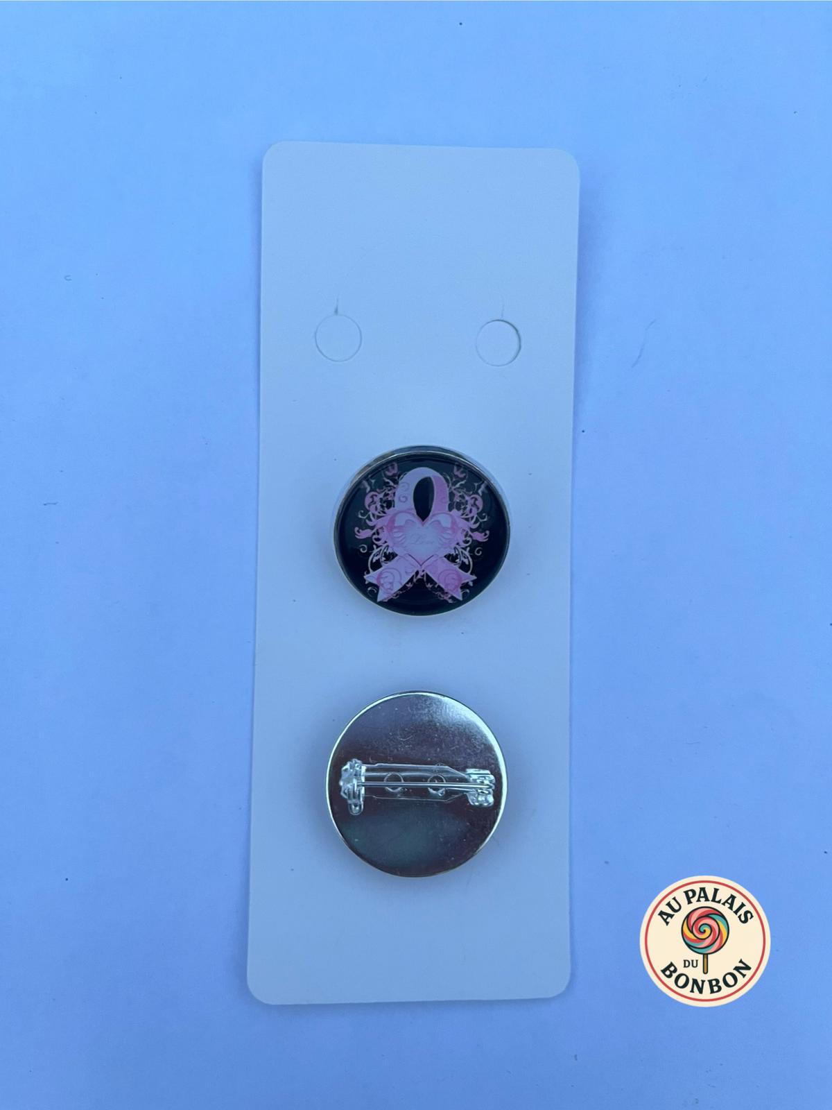 Broches Octobre Rose