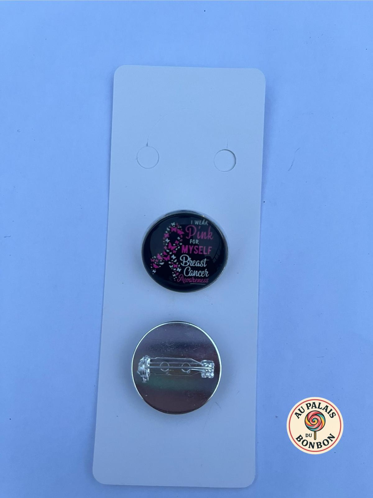 Broches Octobre Rose