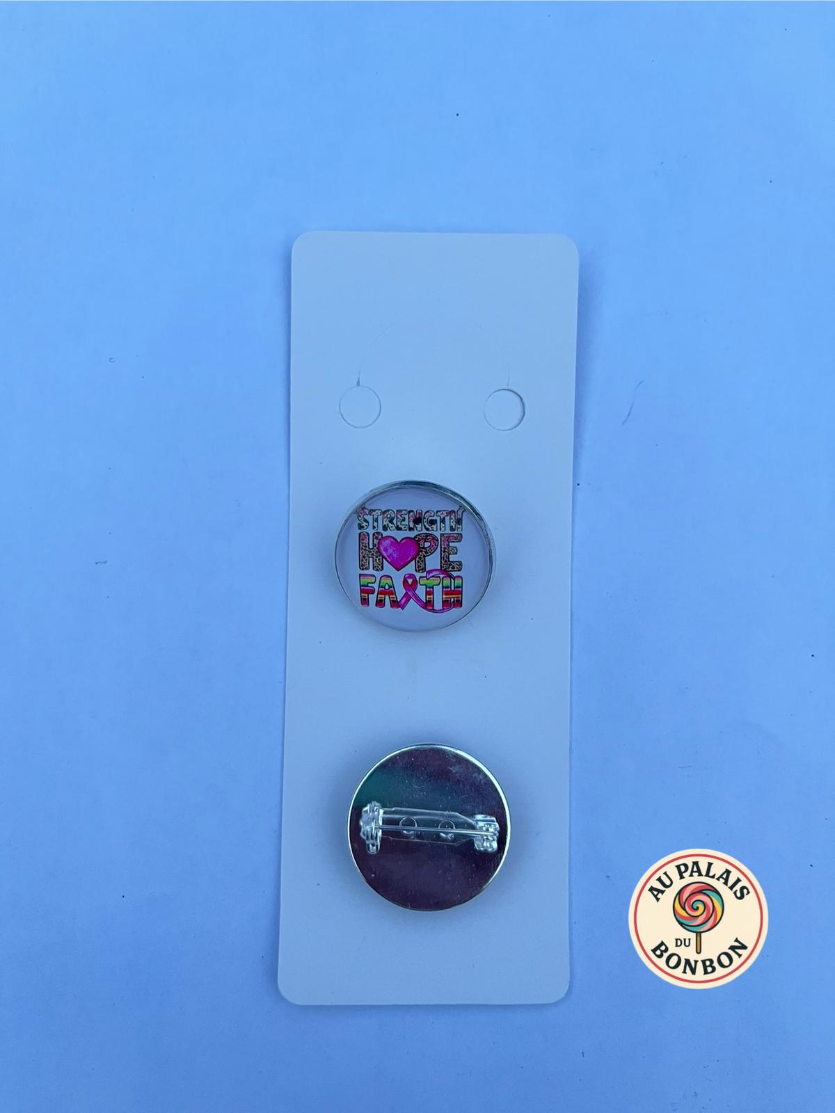 Broches Octobre Rose
