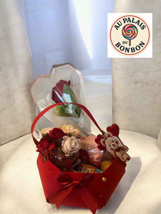 Panier saint Valentin